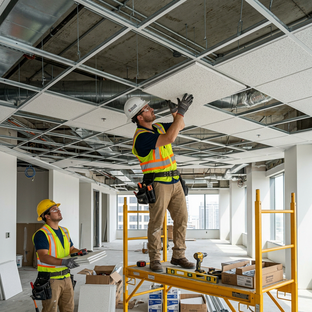 Premium dry lining installation